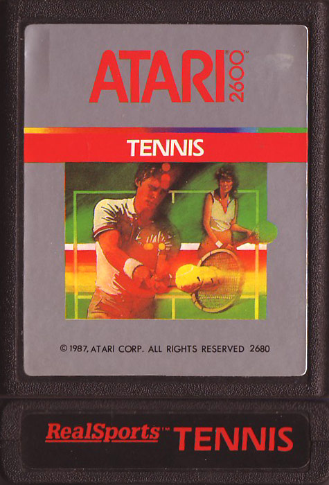 NEW REALSPORTS TENNIS GAME FACTORY SEALED W/DAMAGED BOX FOR ATARI 2600 USA  #G65